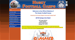 Desktop Screenshot of huskyfbcamps.com